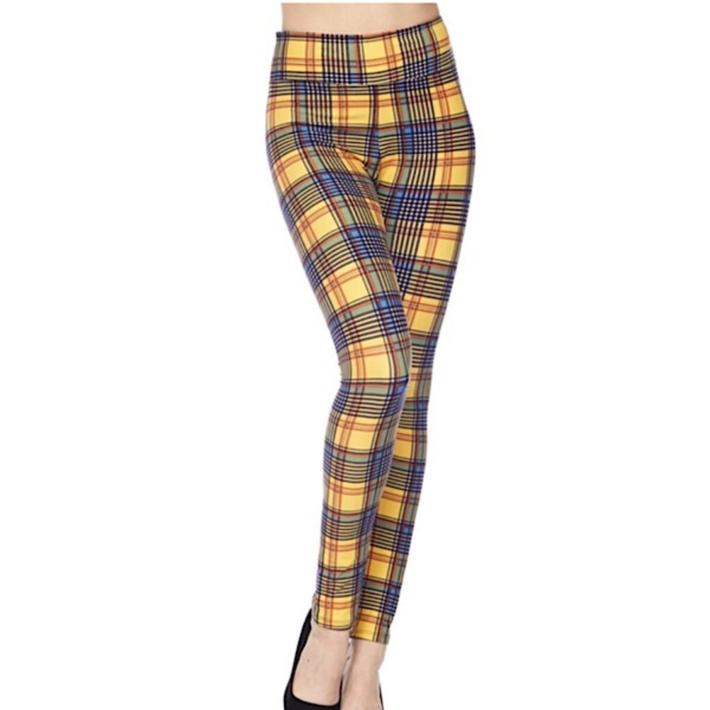 Plaid Leggings